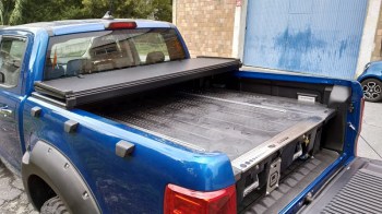 Cubierta plana plegable Ford Ranger 2012 en adelante doble cabina